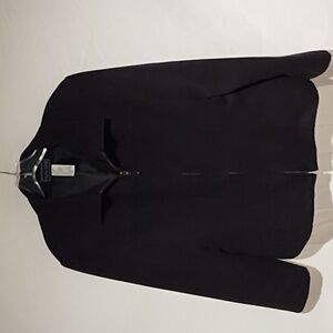 Laura Scott front zip lightwei jacket 16 black